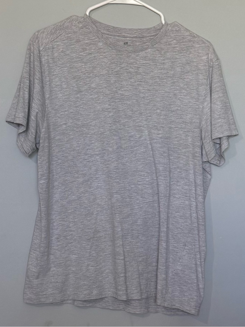 H&M Light Heather Gray Short Sleeve Crew Neck T-Shirt size M